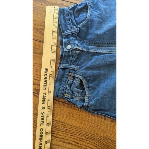 1950’s Lady Levis 701 Big E Selvedge Denim Blue Jeans Talon Zipper Altered 26 - Picture 12 of 16